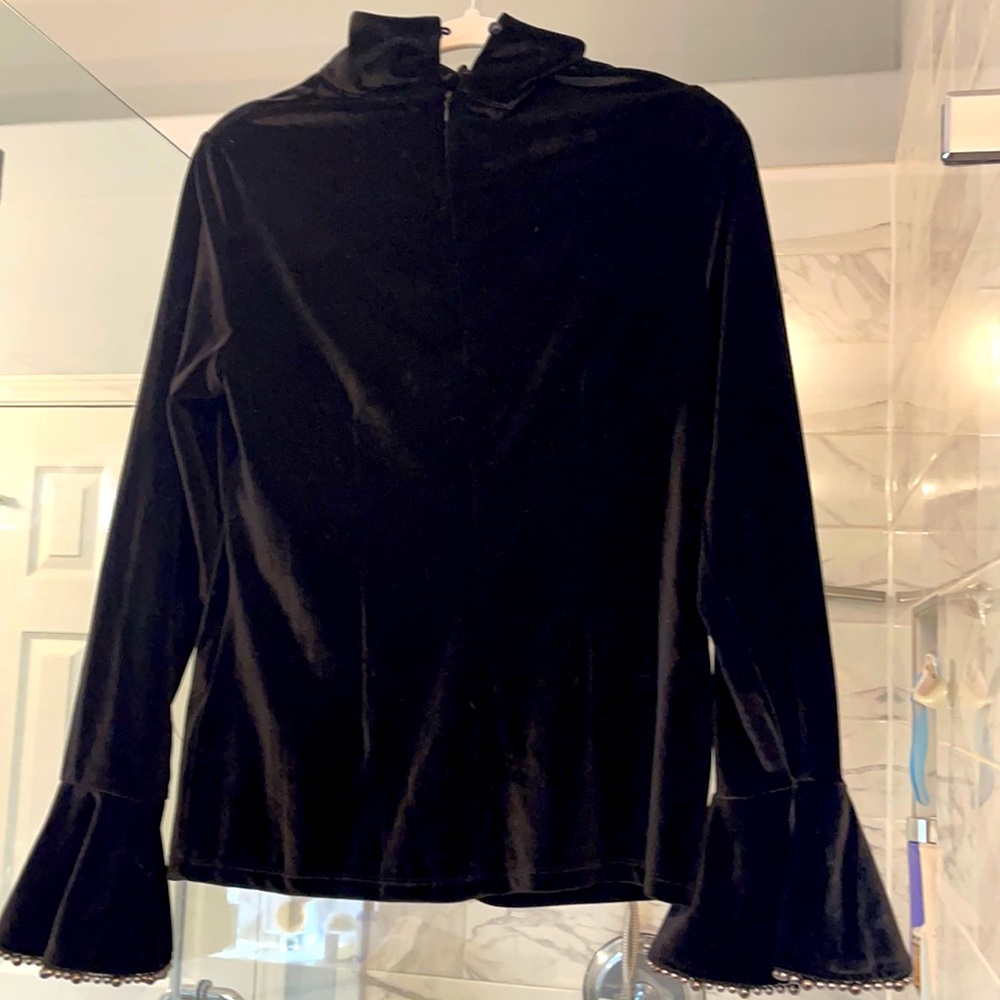 MET Neiman Marcus Black Velvet top